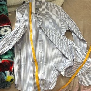 Trunk Club Custom LONG SLEEVE PURPLE STRIPES DRESS SHIRT HAPPY POSHING 🥳🥳🥳